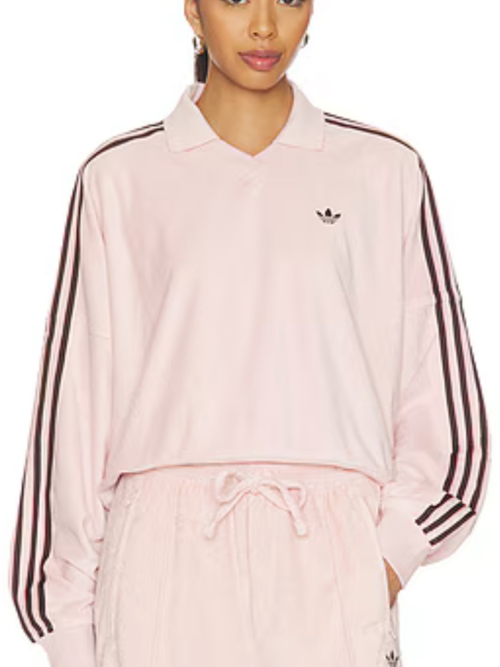Adidas Originals Terry Towel V Neck Top